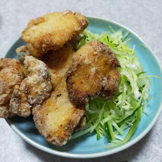 漬け込むだけでしっとり！鶏むね肉のから揚げ